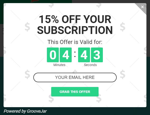 Groovejar Time Limited Offer