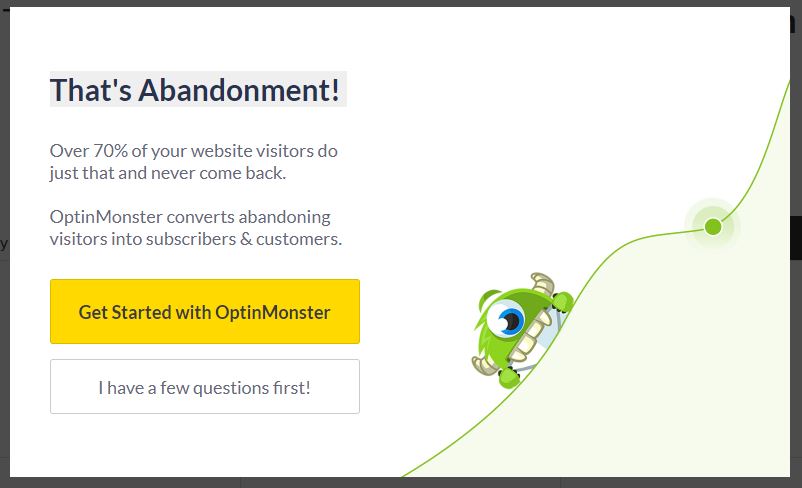 Optinmonster Pop Up