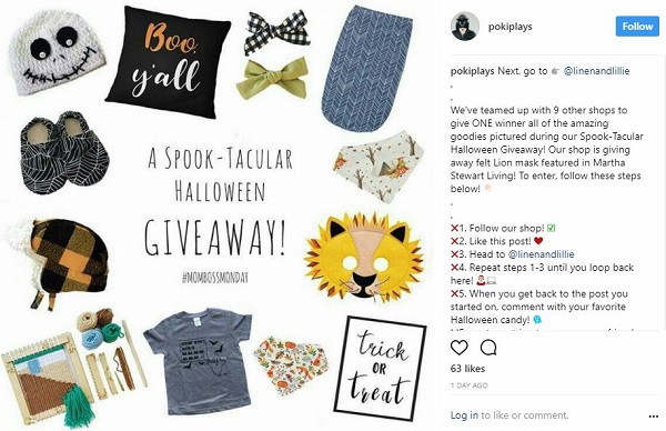 Halloween Giveaway On Instagram