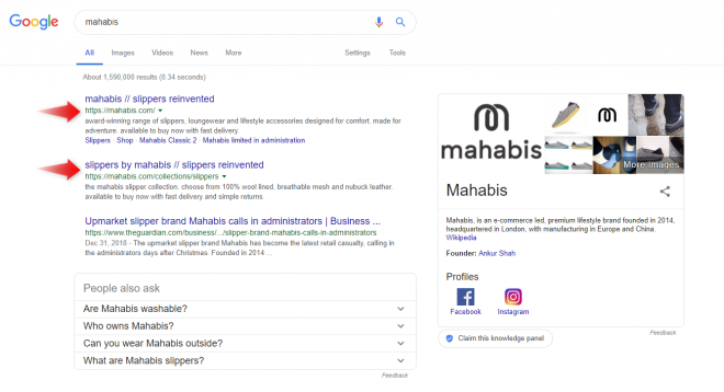 Mahabis Google Top