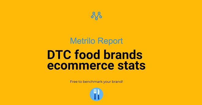 Metrilo report: DTC Food brands ecommerce stats | Metrilo Blog