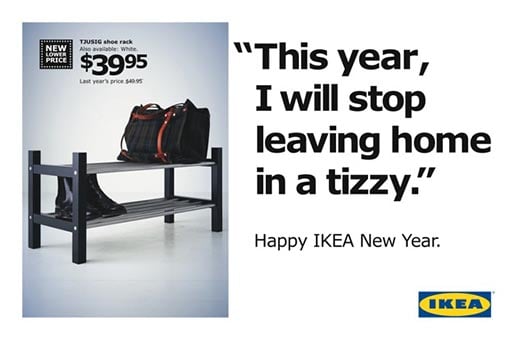 Ikea New Year's Resolution 1