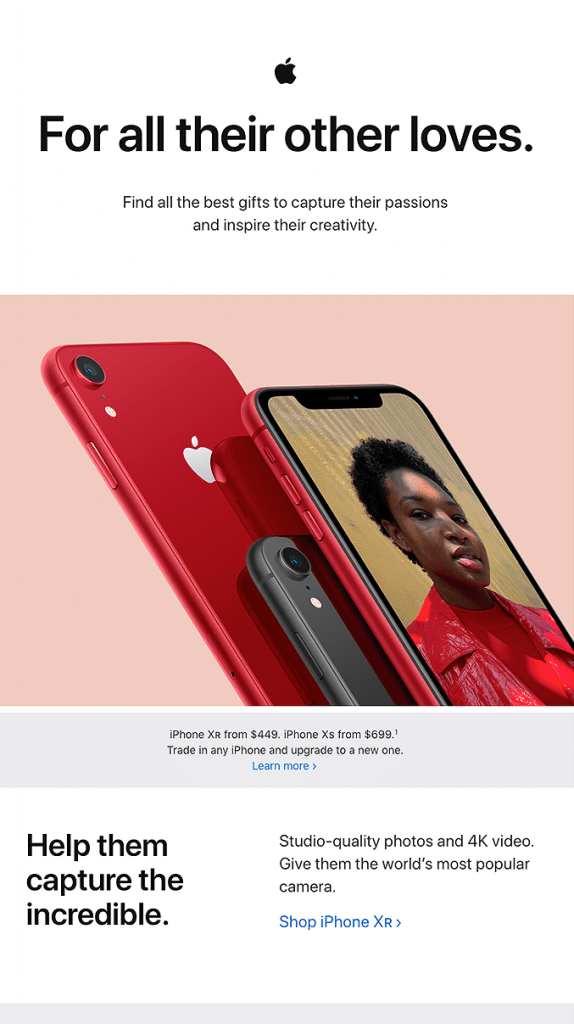 Apple Valentine's Day Email